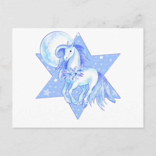 Blue Moon Pony Postcard (Front)