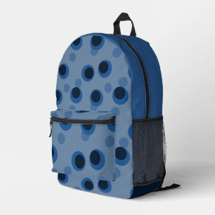 Blue Moon Rings Printed Backpack