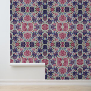 Blue Moon Rose Floral Peel & Stick Wallpaper