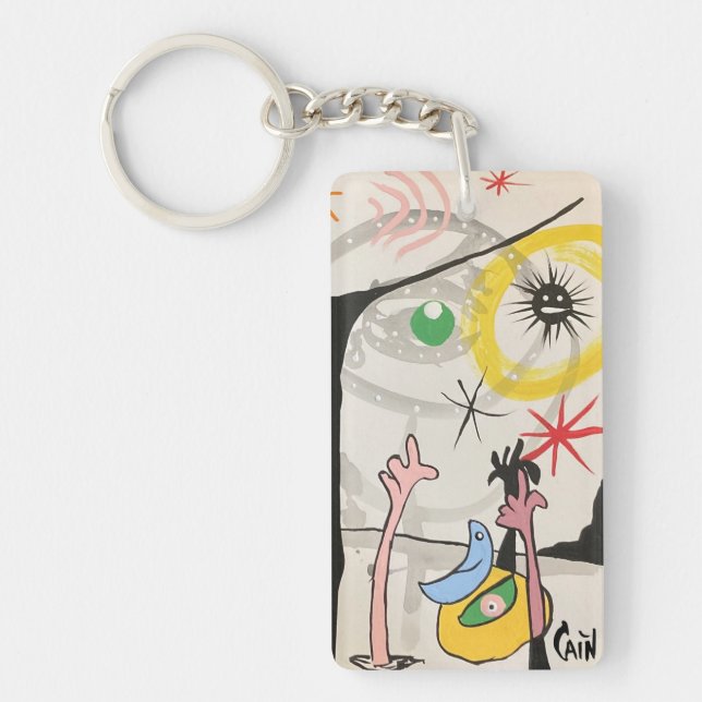 BLUE MOON TAKES A MONTH OFF KEYCHAIN (Front)
