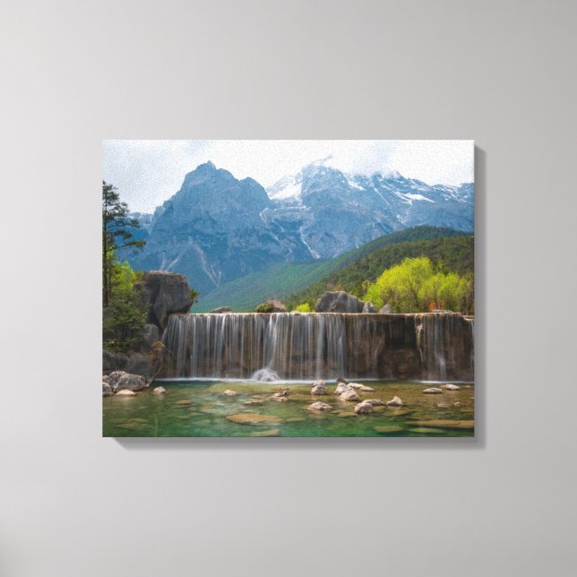 Blue Moon Valley | Jade Dragon Snow Mountain Canvas Print (Front)