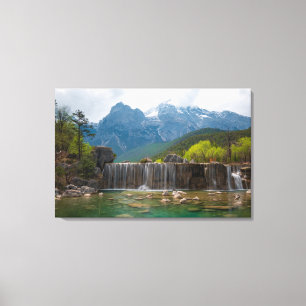 Blue Moon Valley   Jade Dragon Snow Mountain Canvas Print