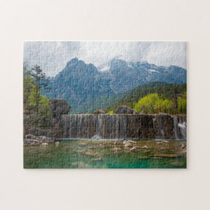 Blue Moon Valley Jade Dragon Snow Mountain Jigsaw Puzzle