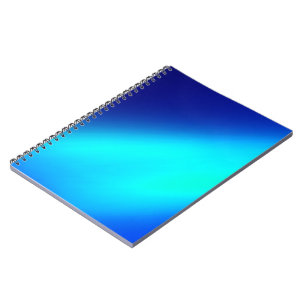 Blue Moonlight Ombre Double Stipe  Notebook