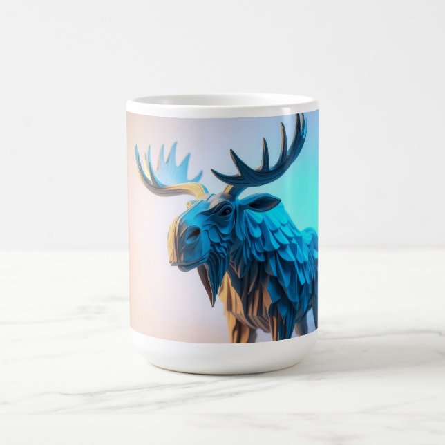 Blue Moose Majesty Coffee Mug (Center)