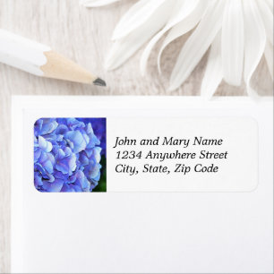 Blue Mophead Hydrangea Floral Address