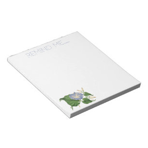 Blue Morning Glory Notepad