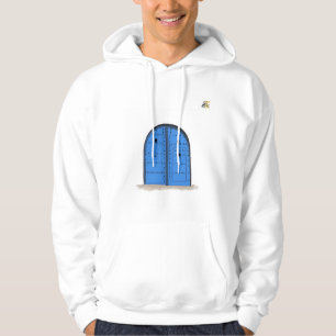 Blue Moroccan Door – Cozy Hoodie