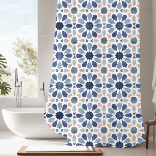 Blue Moroccan Tile Pattern