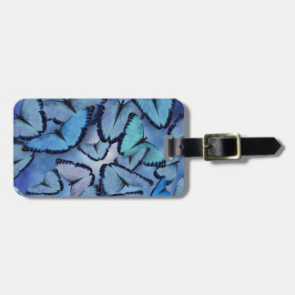 Blue Morpho Butterflies Luggage Tag