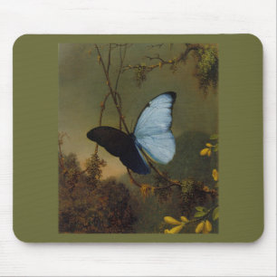 Blue Morpho Butterfly 1865 Spring Personalize Art Mouse Pad