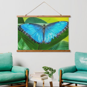 Blue Morpho Butterfly Hanging Tapestry