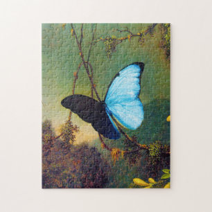 Blue Morpho Butterfly Puzzle