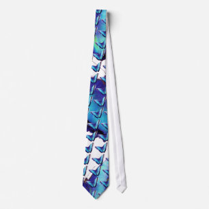 Blue Morpho Butterfly Tie
