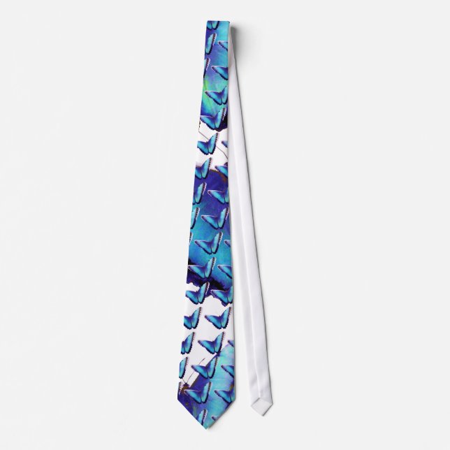Blue Morpho Butterfly Tie (Front)
