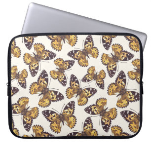 Blue morpho garden 2 laptop sleeve