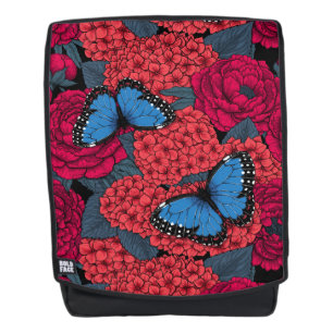 Blue morpho garden backpack