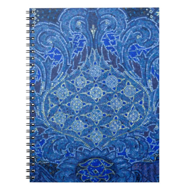 Blue Mosaic Detail, Germany Notebook (Front)