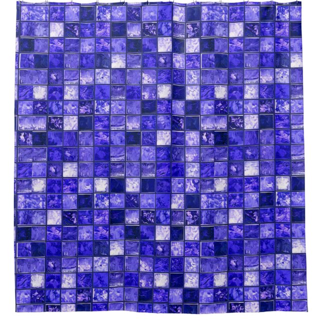 Blue mosaic pattern (Front)