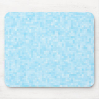 Blue Mosaic Pixelation Mouse Pad