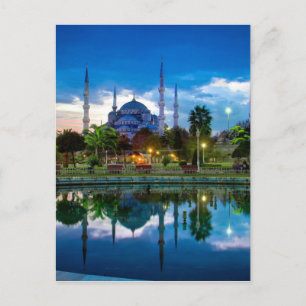 Blue Mosque in Istanbul Postcard