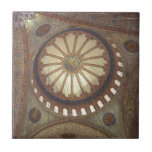 Blue Mosque Interior Istanbul, Turkey Tile<br><div class="desc">My photo of the amazingly detailed ceiling of the Blue Mosque. The Sultan Ahmed Mosque,  or Blue Mosque,  was constructed in the early 1600s under the rule of Ahmed 1. It's known as the Blue Mosque because of blue tiles surrounding the walls of interior design.</div>