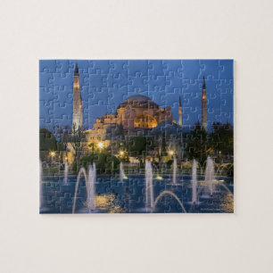 Blue mosque, Istanbul, Turkey Jigsaw Puzzle