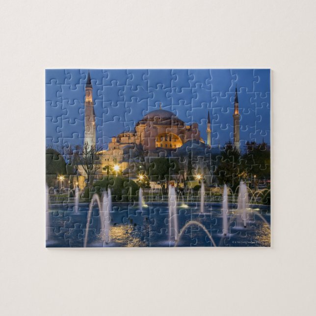 Blue mosque, Istanbul, Turkey Jigsaw Puzzle (Horizontal)