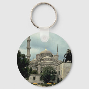 Blue Mosque, Istanbul, Turkey Keychain