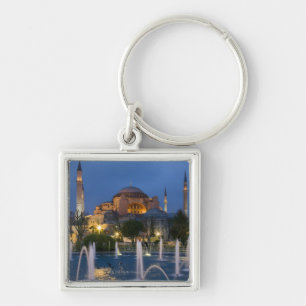 Blue mosque, Istanbul, Turkey Keychain