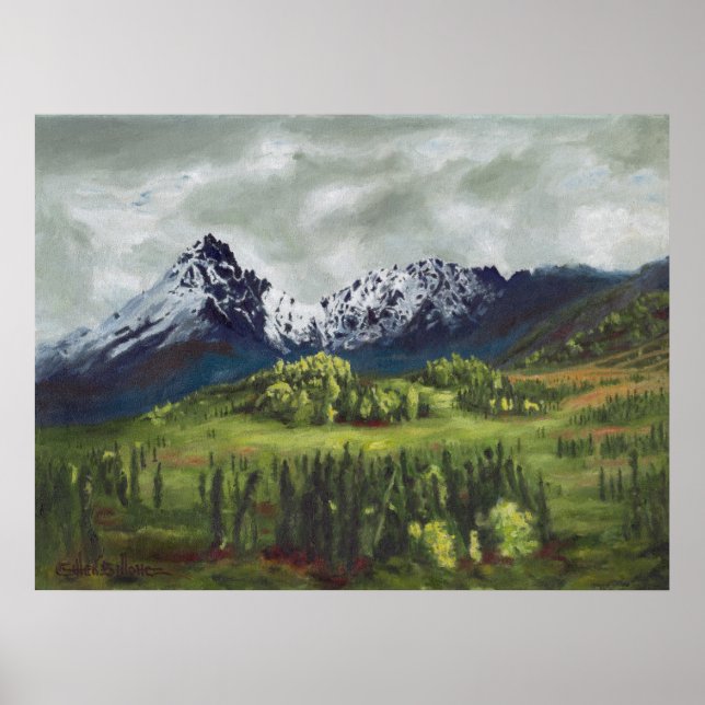 Blue Mountain of the Far North: Print (Front)