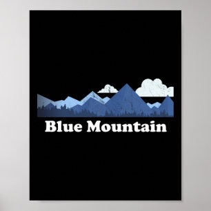 Blue Mountain Peak Gger New York Ny Climbing Hikin Poster