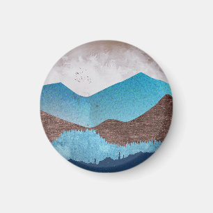 Blue Mountain Peaks Magnet