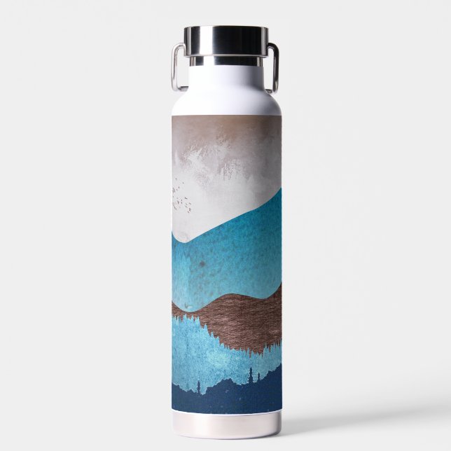 Blue Mountain Peaks Water Bottle (Front)