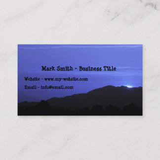 Blue Mountain Skinny Card
