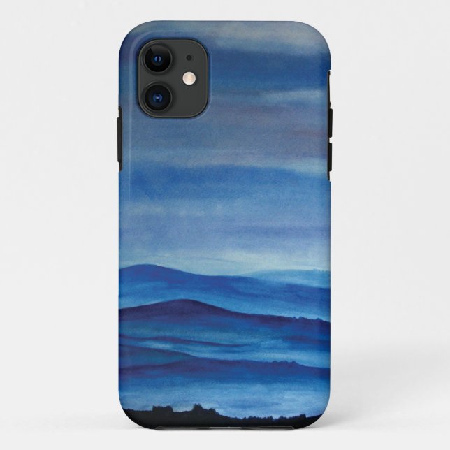Blue Mountains Art iPhone SE + iPhone 5/5S Coque (Dos)