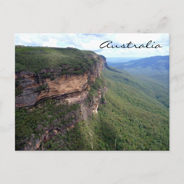 blue mountains australia postcard (Front)