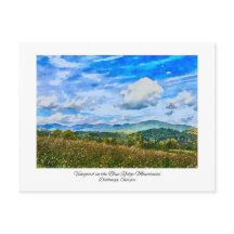 Blue Mountains North Georgia Watercolor Painting