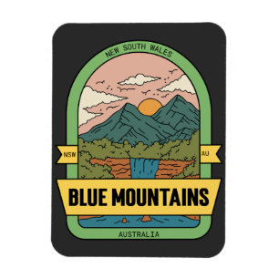 Blue Mountains NSW Australia Magnet