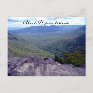 blue mountains scenery postcard