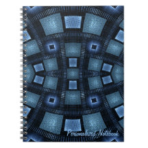 Blue Moves Personalized Notebook