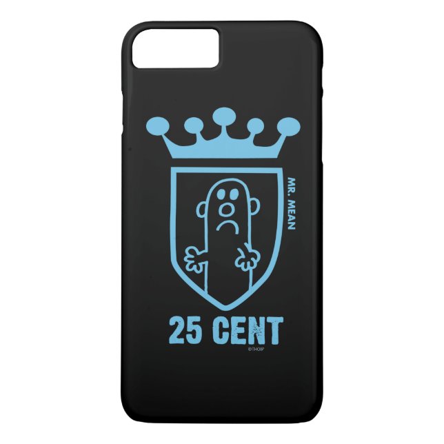 Blue Mr. Mean Crest & Crown Case-Mate iPhone Case (Back)