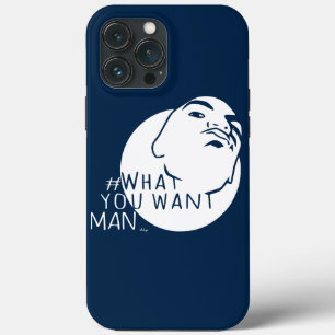 blue Mug Shot   Hashtag Yo Man What You Want iPhone 13 Pro Max Case