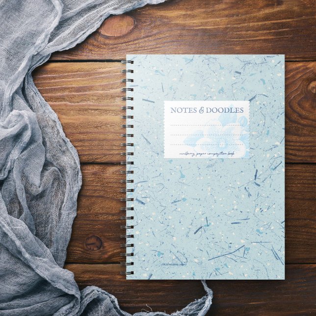 Blue Mulberry Paper Composition Notebook Elegant (Creator Uploaded)