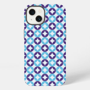 Blue Multicolor Aesthetic Soft Delicate Pattern iPhone 13 Case