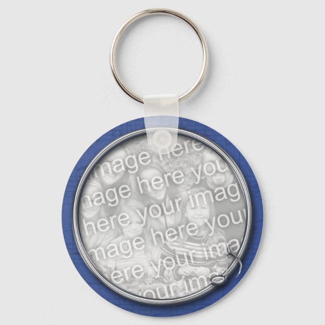Blue Music Keychain (Front)