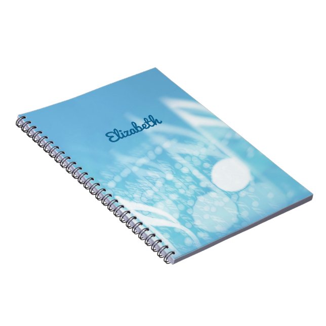 Blue Music Personalized Notebook (Right Side)