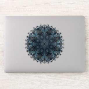 Blue Mysterious Space Mandala