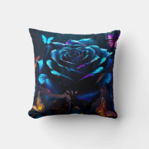 Blue Mystic Throw Cushion