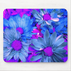 Blue N Purple Daisies Mousepad